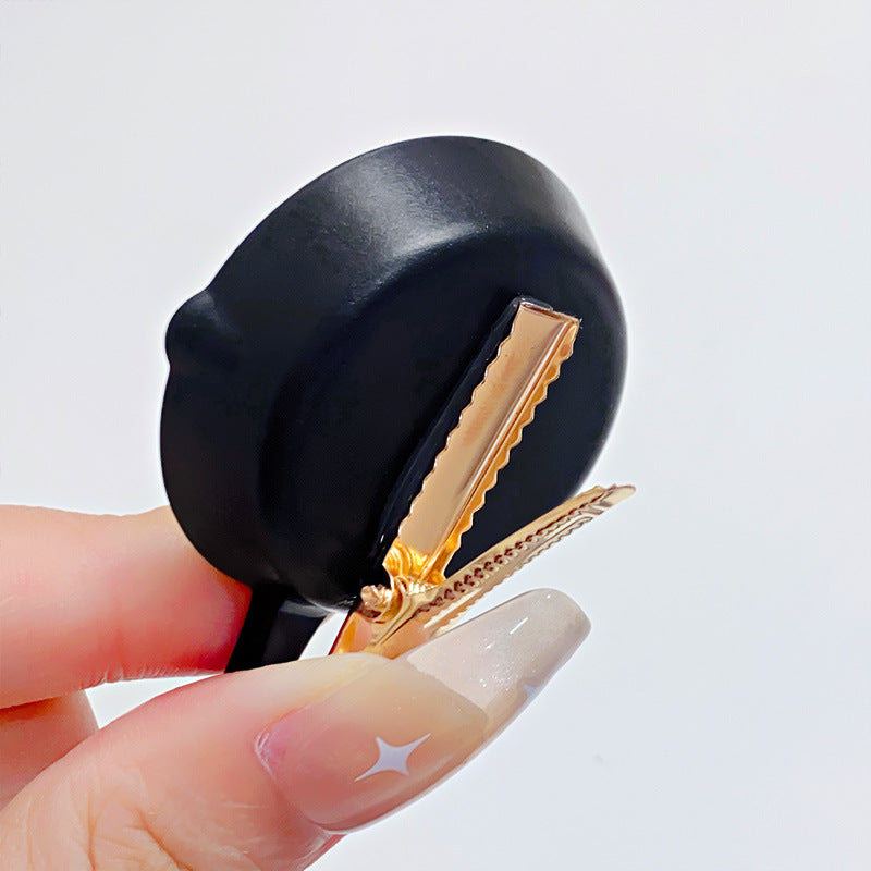 Wholesale Fun Simulation Pistachio Pan Food Play Hairpin